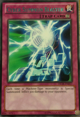 Cyber ​​Summon Blaster (Verde) [DL18-EN017] Raro 