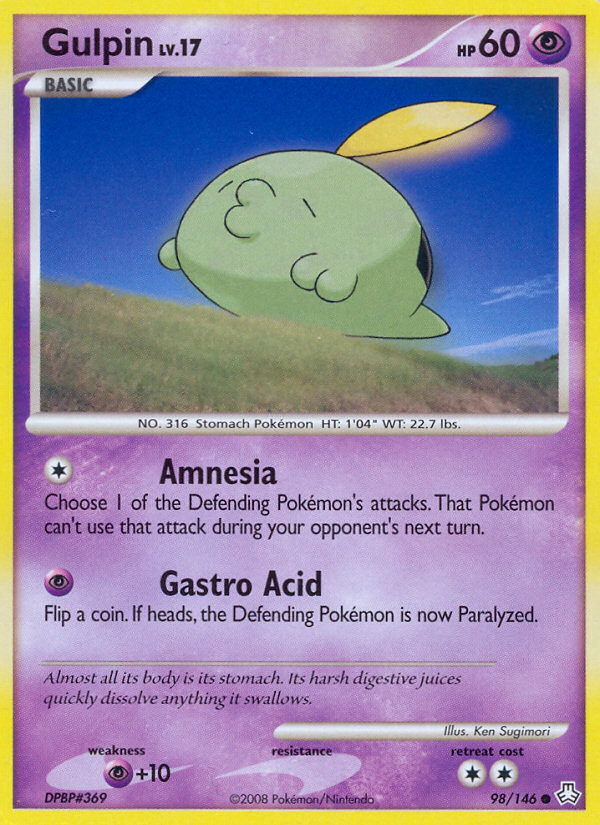 Gulpin (98/146) [Diamante y Perla: Leyendas despiertas] 