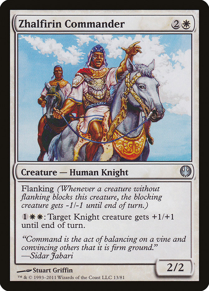 Comandante Zhalfirin [Mazos de duelo: Caballeros contra dragones] 