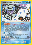 Castform de nube de nieve (25/101) [EX: Leyendas ocultas] 