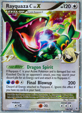 Rayquaza C LV.X (146/147) [Platino: Vencedores Supremos] 