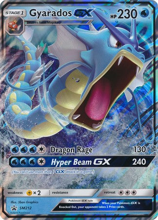 Gyarados GX (SM212) (Tarjeta Jumbo) [Sol y Luna: Promociones Black Star] 