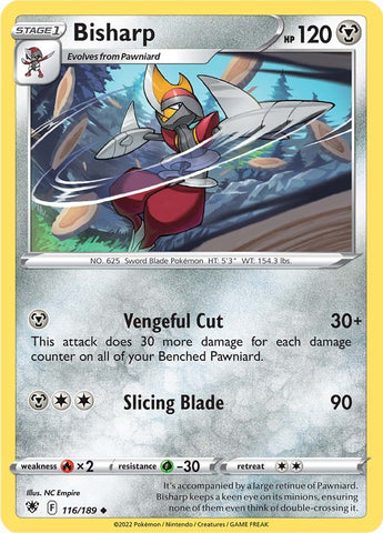 Bisharp (116/189) [Espada y escudo: Resplandor astral] 