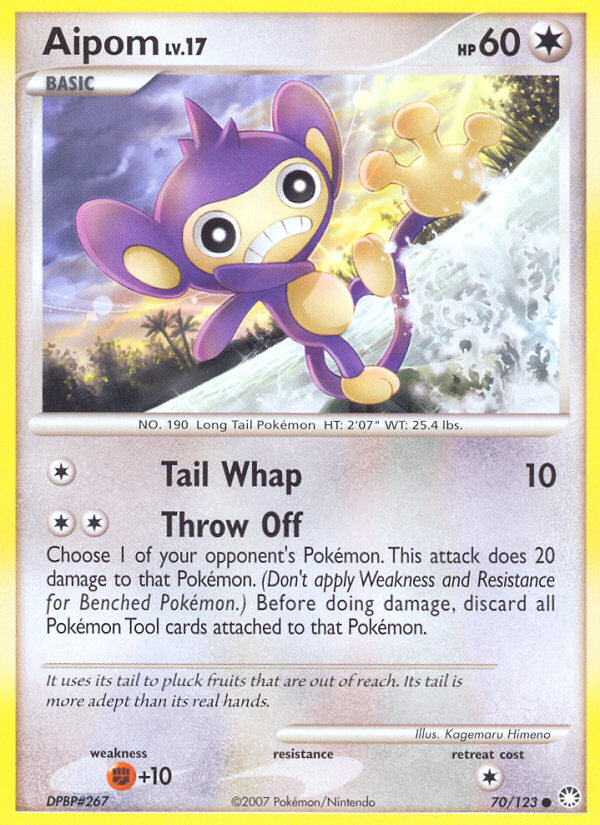 Aipom (70/123) [Diamante y perla: tesoros misteriosos] 