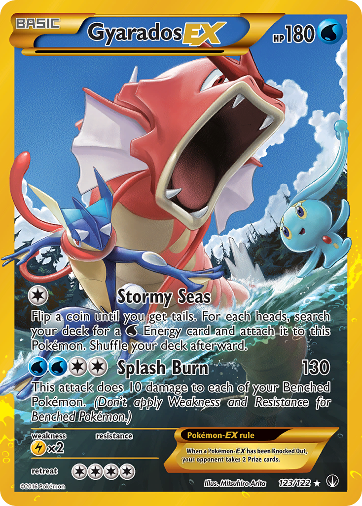 Gyarados EX (123/122) [XY: Punto de ruptura] 