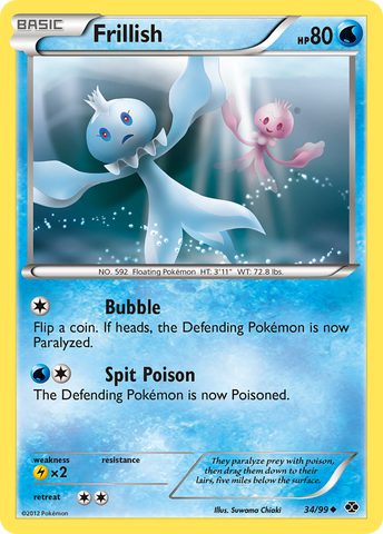 Frillish (34/99) [Blanco y negro: Próximos destinos] 