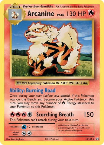 Arcanine (18/108) [XY: Evoluciones] 