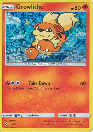 Growlithe (1/12) [Promociones de McDonald's: Colección 2018] 
