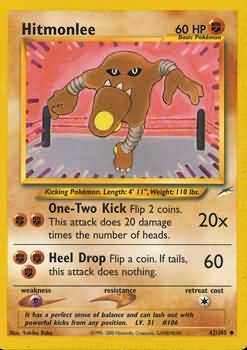 Hitmonlee (42/105) [Neo Destino Ilimitado] 