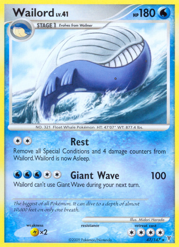 Wailord (47/147) [Platino: Vencedores Supremos] 