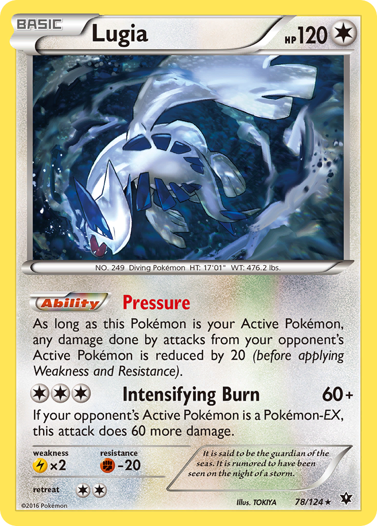 Lugia (78/124) [XY: Destinos en colisión] 