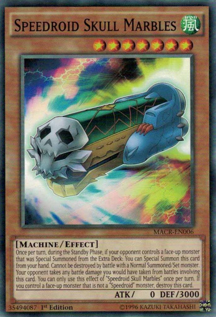 Canicas de Calavera Speedroid [MACR-EN006] Común 