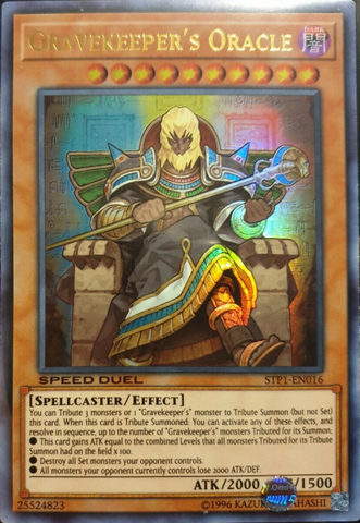 Oráculo del cuidador de tumbas [STP1-EN016] Ultra raro 