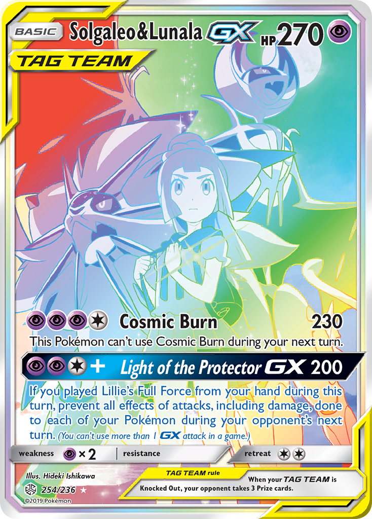 Solgaleo y Lunala GX (254/236) [Sol y Luna: Eclipse cósmico] 
