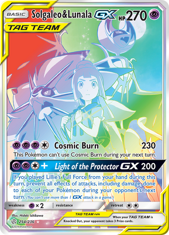 Solgaleo y Lunala GX (254/236) [Sol y Luna: Eclipse cósmico] 