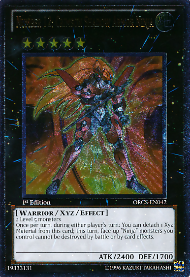 Número 12: Ninja con armadura de sombra carmesí [ORCS-EN042] Ultimate Rare 