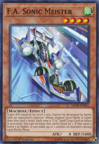 FA Sonic Meister [MP18-EN091] Común 