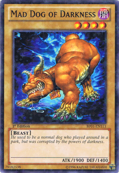 Perro Loco de las Tinieblas [BP01-EN113] Starfoil Raro 