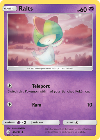 Ralts (80/236) [Sol y Luna: Eclipse cósmico] 