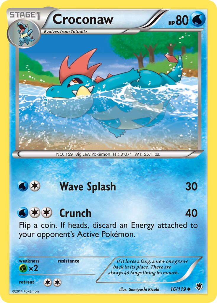 Croconaw (16/119) [XY: Fuerzas fantasma] 