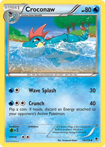 Croconaw (16/119) [XY: Fuerzas fantasma] 