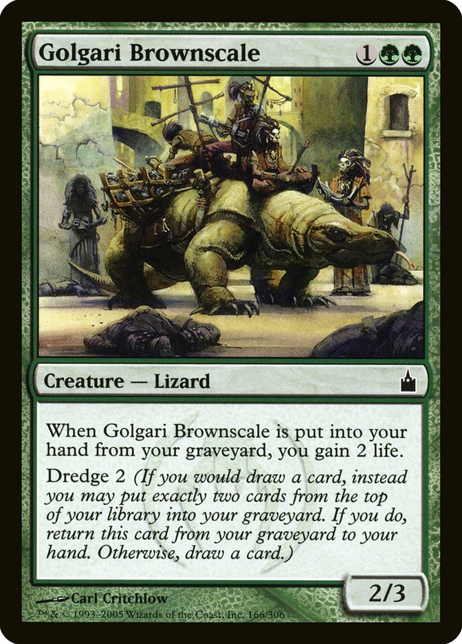 Golgari Escamamarrón [Rávnica: Ciudad de los Gremios] 