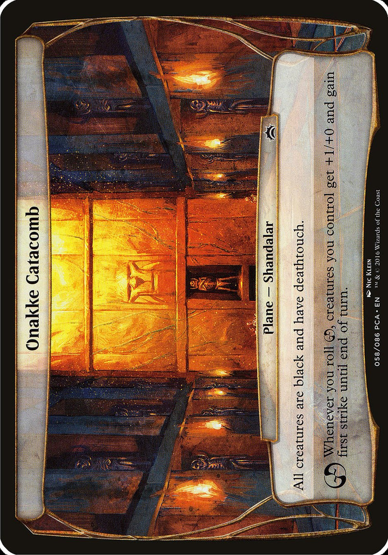 Catacumba de Onakke (Aviones) [Planechase Anthology Planes] 