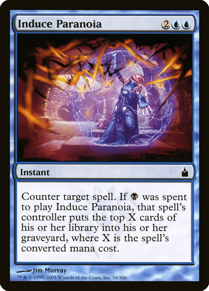 Inducir paranoia [Ravnica: Ciudad de los gremios] 