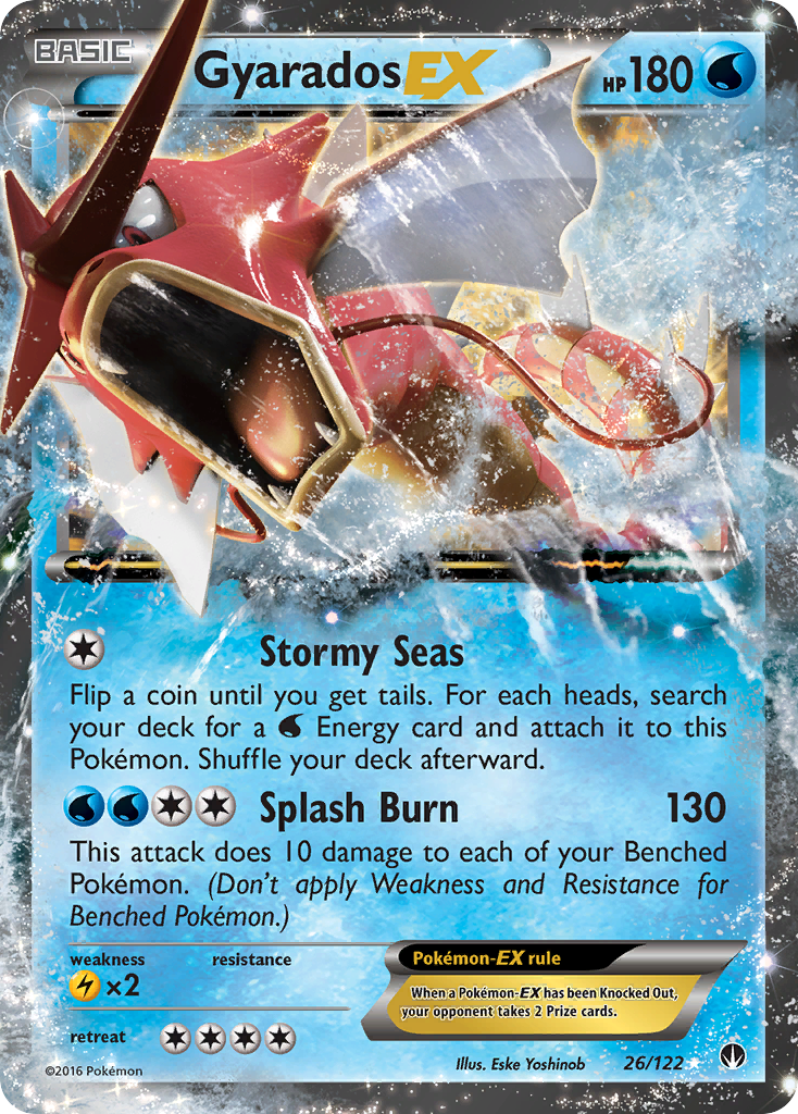Gyarados EX (26/122) [XY: Punto de ruptura] 