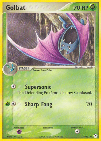 Golbat (36/101) [EX: Leyendas Ocultas] 