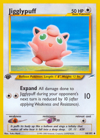 Jigglypuff (44/105) [Neo Destiny 1.ª edición] 