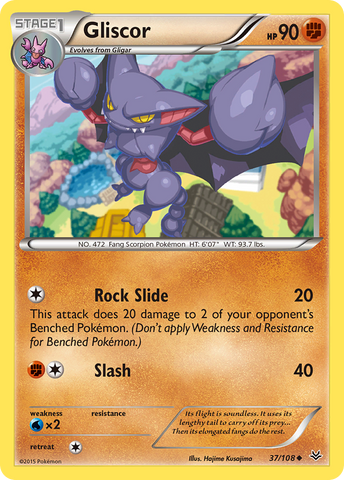 Gliscor (37/108) [XY: Cielos rugientes] 