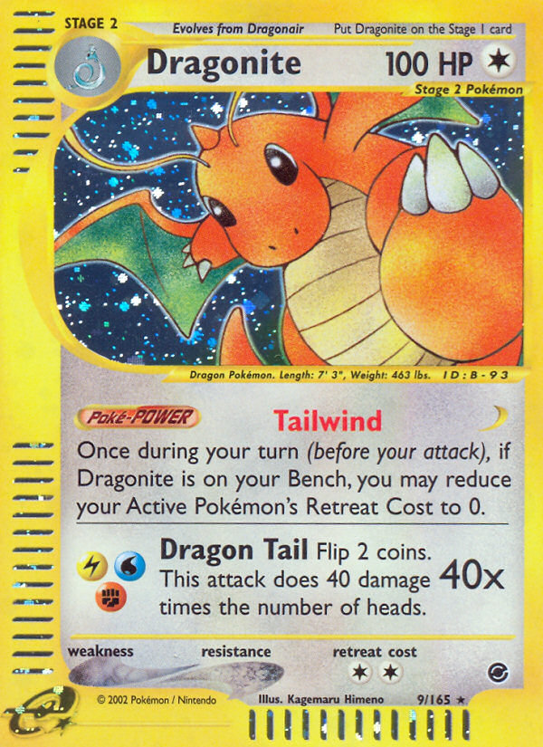 Dragonite (9/165) [Expedición: Conjunto básico] 