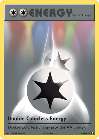 Doble Energía Incolora (90/108) [XY: Evoluciones] 