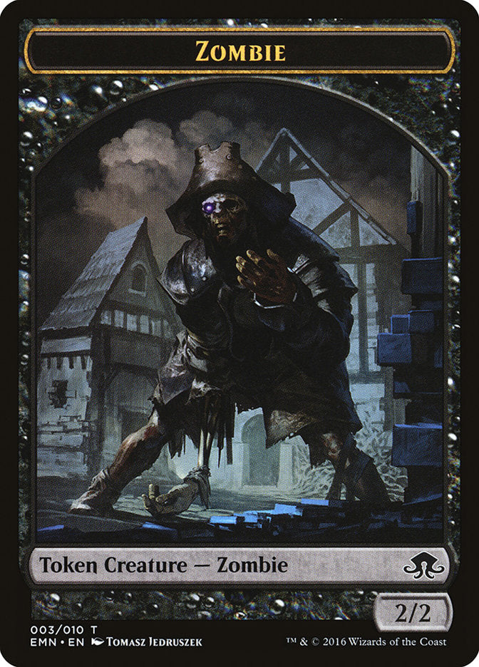 Ficha Zombi (003/010) [Fichas Luna Sobrenatural] 