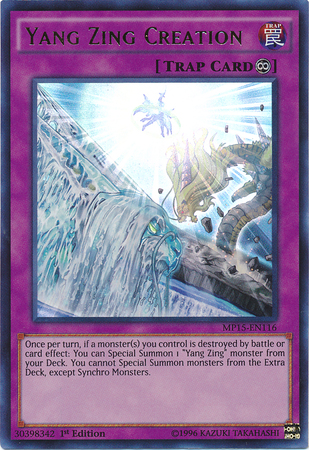 Creación de Yang Zing [MP15-EN116] Ultra raro 