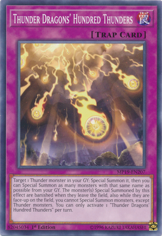 Los Cien Truenos de los Dragones del Trueno [MP19-EN207] Común 