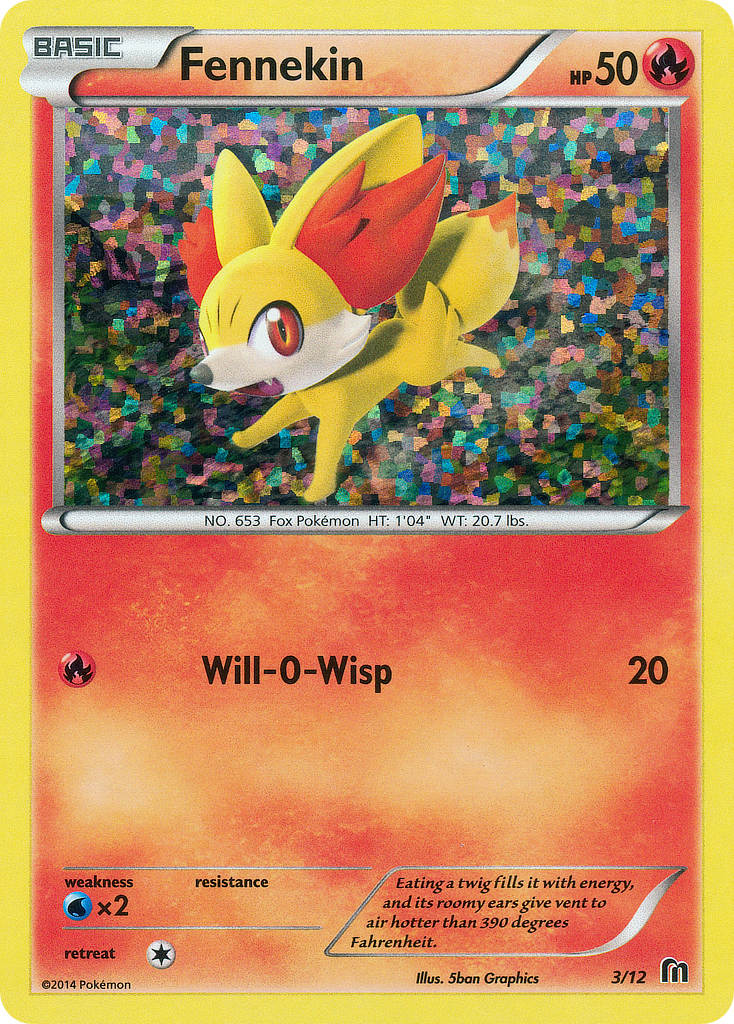 Fennekin (3/12) [Promociones de McDonald's: Colección 2014] 