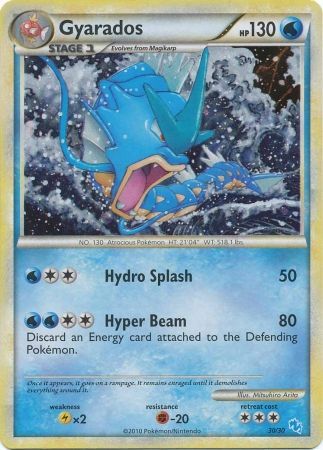 Gyarados (30/30) [HeartGold y SoulSilver: Kit de entrenador - Gyarados] 