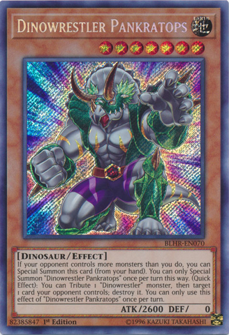 Dinowrestler Pankratops [BLHR-EN070] Secreto Raro 