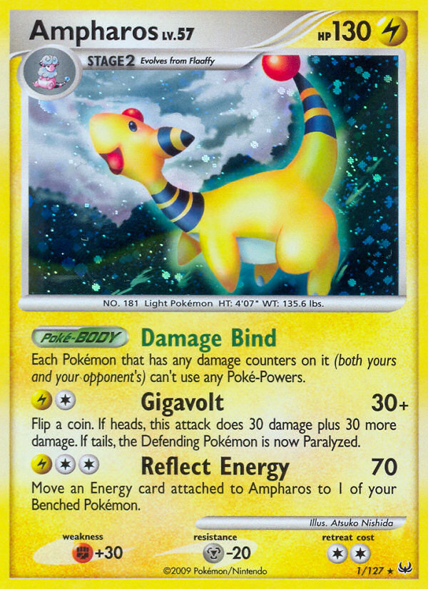 Ampharos (1/127) [Platino: Conjunto básico] 
