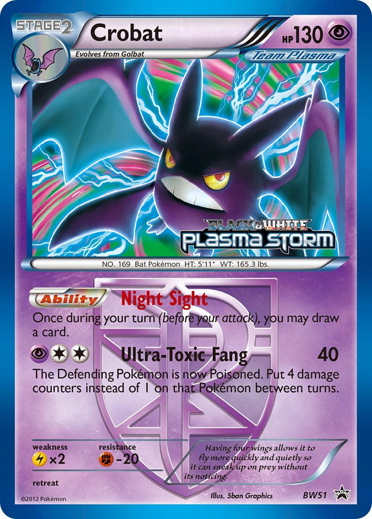 Crobat (BW51) [Blanco y negro: Promociones de Black Star] 