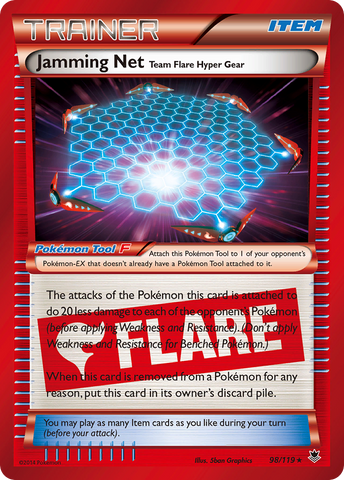 Jamming Net Team Flare Hyper Gear (98/119) [XY: Fuerzas fantasma] 