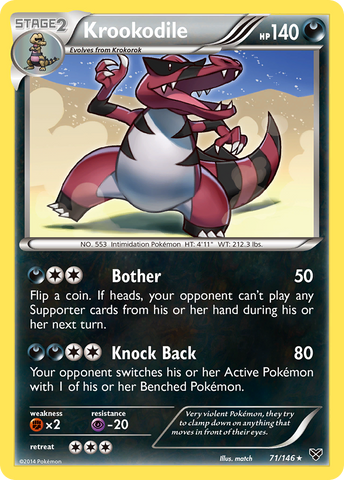 Krookodile (71/146) [XY: Conjunto básico] 