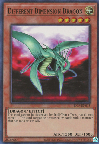 Dragón de Diferentes Dimensiones [DCR-EN015] Súper Raro 