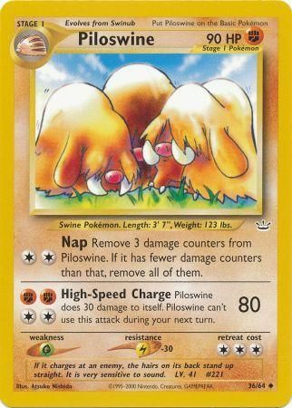 Piloswine (36/64) [Neo Revelación Ilimitada] 