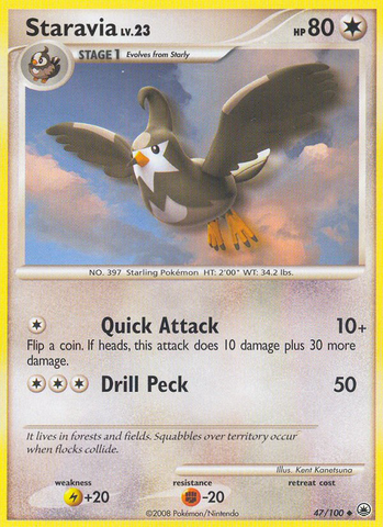 Staravia (47/100) [Diamante y Perla: Amanecer majestuoso] 