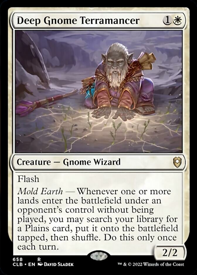 Deep Gnome Terramancer [Commander Legends: Batalla por Baldur's Gate] 
