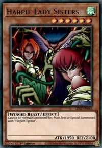 Hermanas Dama Arpía [LDS2-EN065] Ultra Raro 