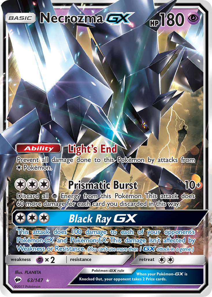 Necrozma GX (63/147) [Sol y Luna: Sombras ardientes] 